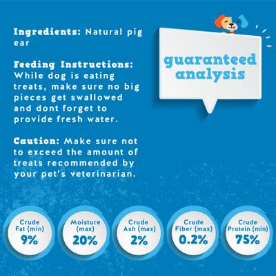 Show full view: Jack & Pup Half Pig Ear Dog Treats, 5 count slide 5 of 8