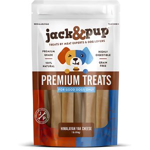 Jack & Pup Himalayan Yak Cheese Dog Treats, 16-oz bag
