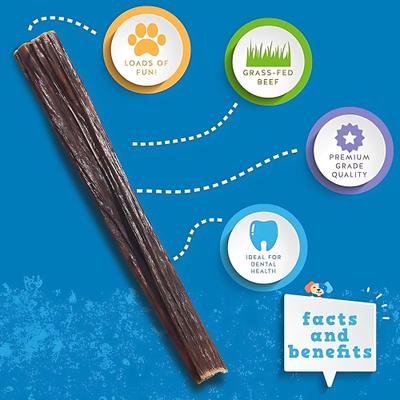 Show full view: Jack & Pup Joint Health 6-inch Beef Gullet Sticks Dog Treats, 25 count slide 4 of 10
