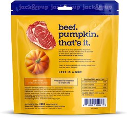 Jack & Pup Just Beef Lungs & Pumpkin Natural Dog Chew Treats, 7-oz bag slide 2 of 2