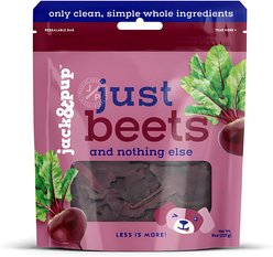 Jack & Pup Just Beets Natural Dog Chew Treats, 8-oz bag
