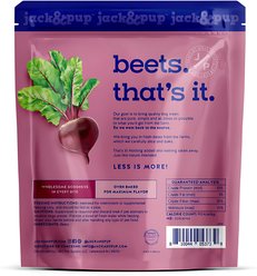 Jack & Pup Just Beets Natural Dog Chew Treats, 8-oz bag slide 2 of 2