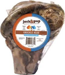 Jack & Pup Large Roasted Beef Knuckle Head Dog Treats, 1 count