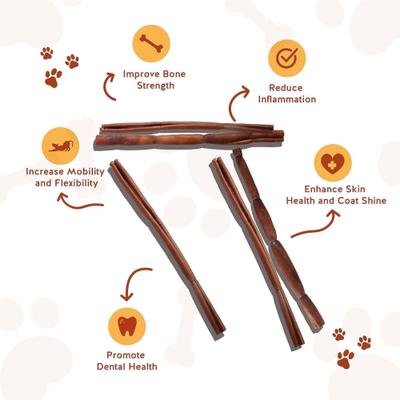 Show full view: Jack & Pup Long Lasting 12-inch Beef Collagen Stick Dog Chews slide 3 of 10