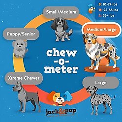 Jack & Pup Odor Free 6" Natural Beef Bully Stick, 1-lb bag slide 2 of 5