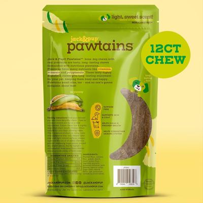 Show full view: Jack & Pup Pawtains Bone Dog Chew, Small, 12 count slide 3 of 10