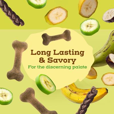 Show full view: Jack & Pup Pawtains Bone Dog Chew, Small, 12 count slide 7 of 10