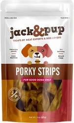 Jack & Pup Pig Ear Slices Dog Treats, 8-oz bag