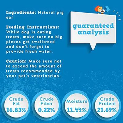 Show full view: Jack & Pup Pig Ear Slices Dog Treats, 8-oz bag slide 7 of 8