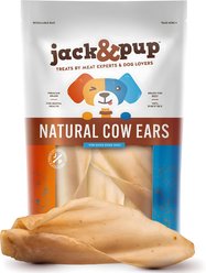 Barkworthies Cow Ears Dog Chews Pack High Protein Cow Ear All