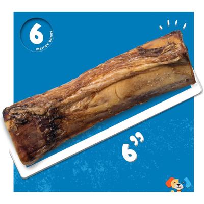 Show full view: Jack & Pup Roasted Beef Marrow Bone 6" Dog Treats, 3 count slide 5 of 11