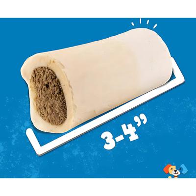 Show full view: Jack & Pup Small Stuffed 3-4-in Bone Filled with Bully Stick Flavor Dog Treats, 2 count slide 4 of 8