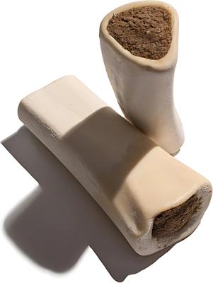 Show full view: Jack & Pup Stuffed 5-6-in Bone Filled with Bacon & Cheese Flavor Dog Treats, 2 count slide 3 of 8