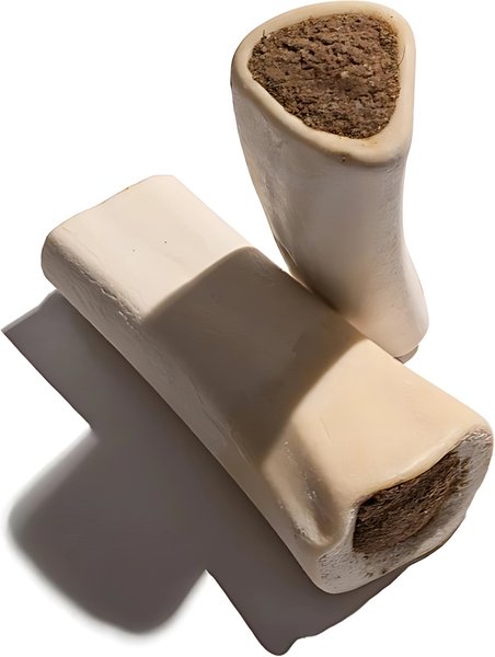 Show full view: Jack & Pup Stuffed 5-6-in Bone Filled with Peanut Butter Flavor Dog Treats, 2 count slide 3 of 9