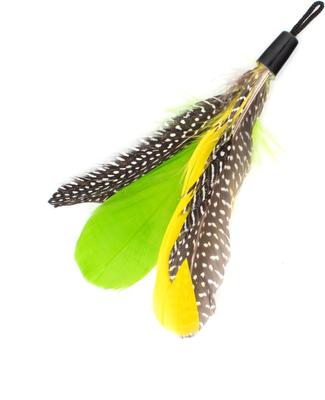 Show full view: Jackson Galaxy Gotcha! Feather Wand Attachment Cat Toy, Green slide 2 of 6