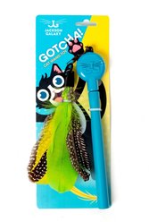 Jackson Galaxy Gotcha! Wand Cat Toy, Blue