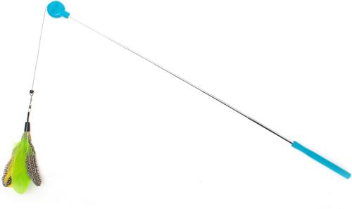 Show full view: Jackson Galaxy Gotcha! Wand Cat Toy, Blue slide 4 of 8