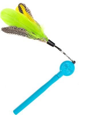 Show full view: Jackson Galaxy Gotcha! Wand Cat Toy, Blue slide 7 of 8