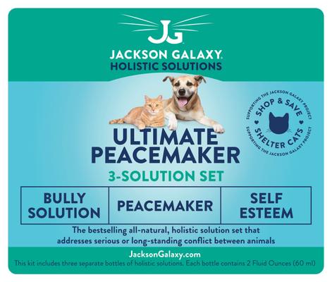 Show full view: Jackson Galaxy Solutions Solutions Ultimate Peacemaker Aromatherapy Set for Dogs & Cats, 2-oz slide 3 of 12
