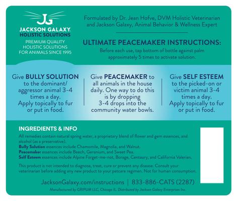 Show full view: Jackson Galaxy Solutions Solutions Ultimate Peacemaker Aromatherapy Set for Dogs & Cats, 2-oz slide 4 of 12