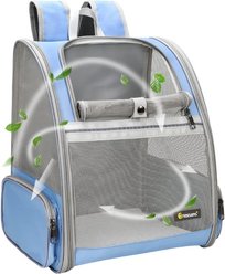 jansno Traveler Bubble Backpack Dog & Cat Carriers, 12.6 x 11.4 x 16.5-in, Blue slide 1 of 5