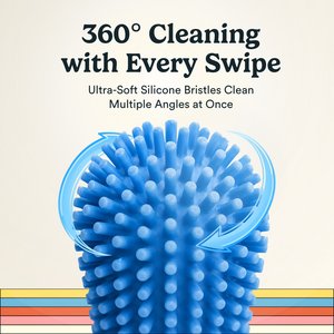 Jasper 360 Dog Finger Toothbrush & Storage Case, 2 count, Blue