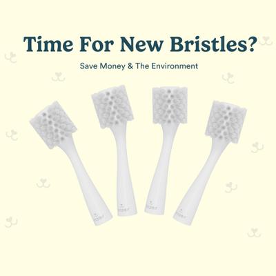 Show full view: Jasper Macrobrush 360 Medium & Large Dog Toothbrush Replacement Heads, 4 count slide 3 of 7