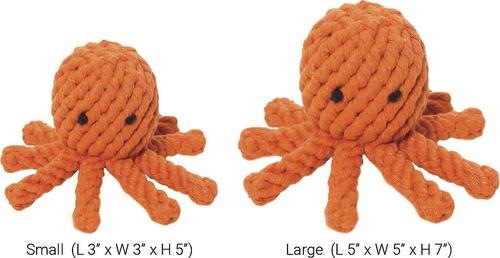 Show full view: Jax and Bones Elton the Octopus Rope Dog Toy, Large slide 7 of 9