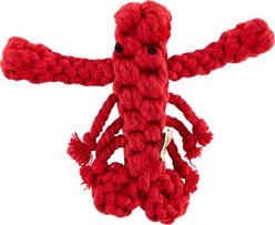 Jax and Bones Louie the Lobster Rope Dog Toy, Small