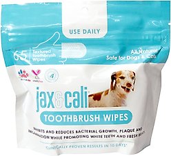 Jax & Cali Dog & Cat Dental Wipes, 65 count