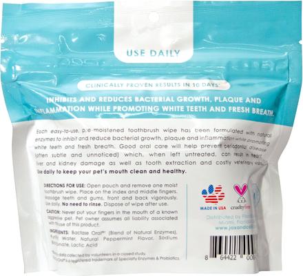 Show full view: Jax & Cali Dog & Cat Dental Wipes, 65 count slide 3 of 10