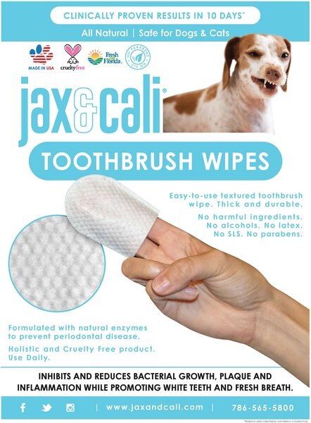 Jax & Cali Dog & Cat Dental Wipes