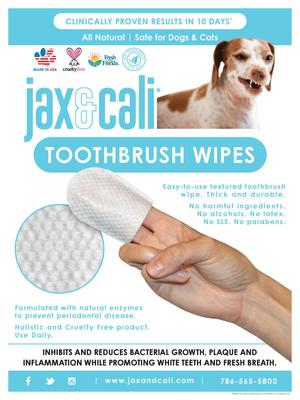 Show full view: Jax & Cali Dog & Cat Dental Wipes, 65 count slide 8 of 10