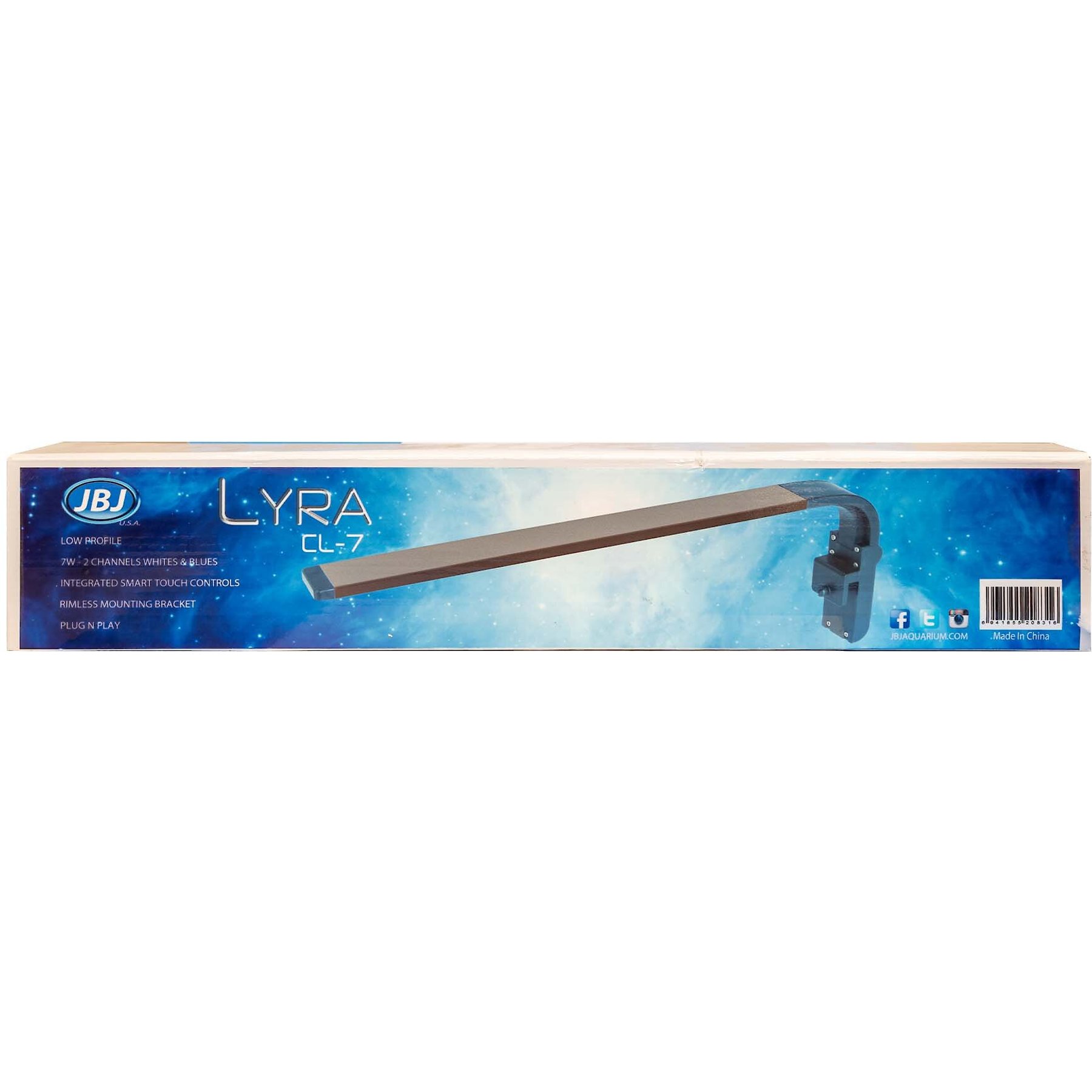 JBJ Aquarium 7W Peninsula Lyra LED Aquarium Light