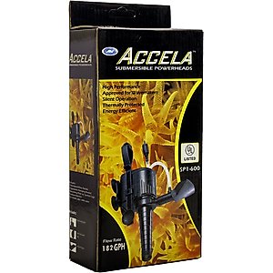 JBJ Aquarium Accela Submersible Powerheads Aquarium Pump, 182 GPH