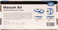 JBJ Aquarium Maxum Battery Backup Aquarium Air Pump slide 2 of 4
