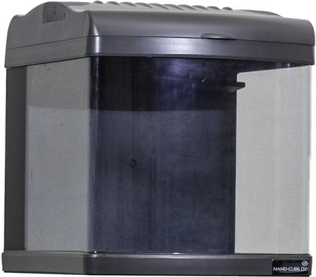 Show full view: JBJ Aquarium Nano-Cube DX LED Curved Glass Fish Aquarium, 12-gal slide 2 of 4