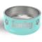 Show in main carousel: JDS Paw Stainless Steel Personalized Dog Bowl, Teal, 8-cup slide 1 of 3