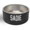Show in main carousel: JDS Stainless Steel Personalized Dog Bowl, Black, 8-cup slide 1 of 4