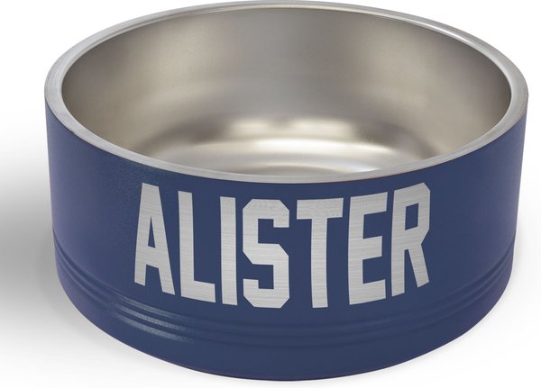 JDS Stainless Steel Personalized Dog Bowl