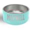 Show in main carousel: JDS Stainless Steel Personalized Dog Bowl, Teal, 4-cup slide 1 of 3