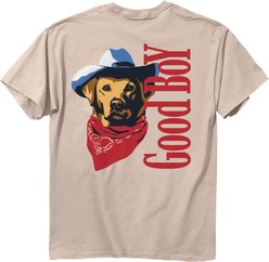 JEDCo Good Boy Cowboy T-Shirt, Ivory, Small slide 2 of 2