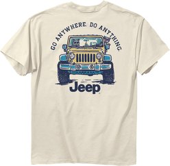JEDCo Jeep Cat Ride T-Shirt, Ivory, Small slide 2 of 2