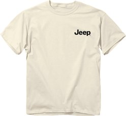 JEDCo Jeep Cat Ride T-Shirt, Ivory, XXX-Large