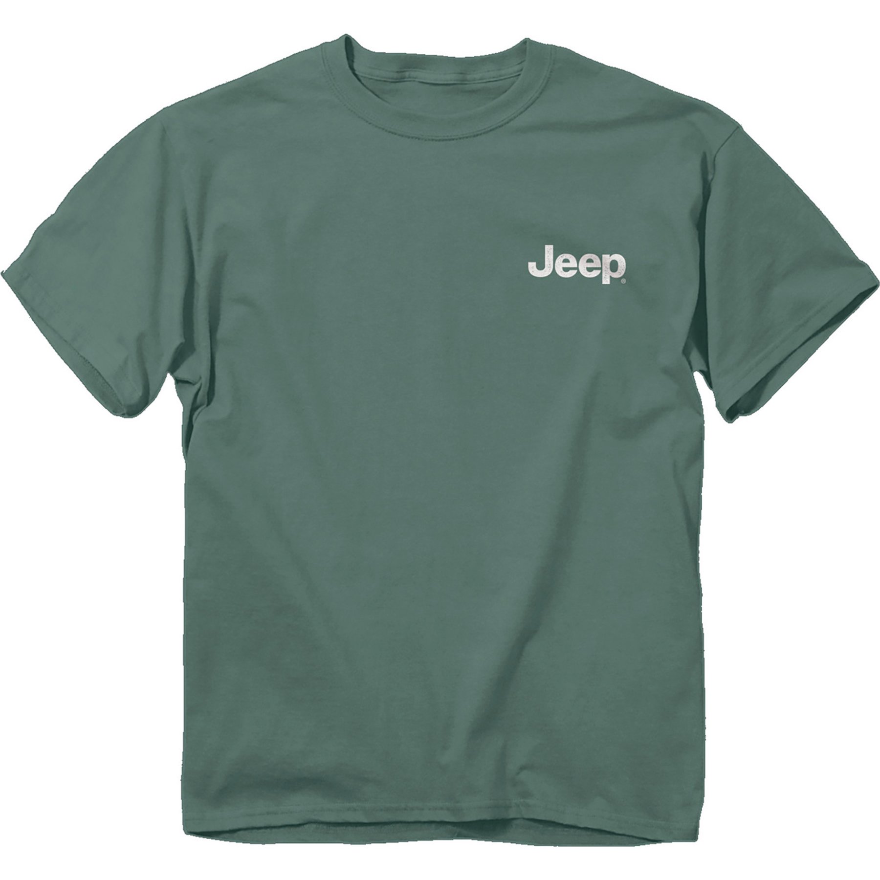 JEDCo Jeep Off-Road T-Shirt, Light Green, XX-Large