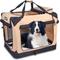 Show in main carousel: Jespet 3-Door Collapsible Soft-Sided Dog Crate, Beige, 30 inch slide 1 of 9