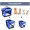 Show in main carousel: Jespet 3-Door Collapsible Soft-Sided Dog Crate, Blue, 30 inch slide 4 of 9