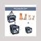 Show in main carousel: Jespet 3-Door Collapsible Soft-Sided Dog Crate, Grey, 36 inch slide 5 of 9