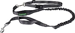 Jespet Bungee Reflective Standard Dog Leash, Black