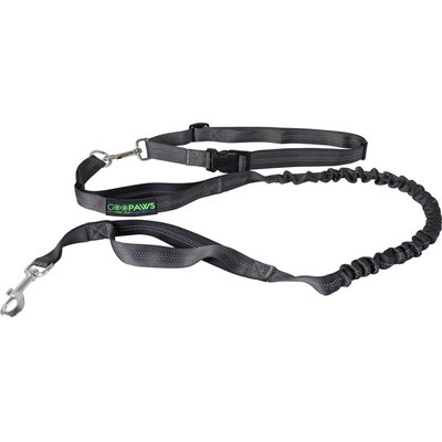 Jespet Jespet Bungee Reflective Standard Dog Leash, Black